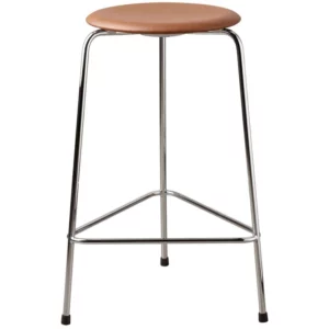 High Dot Stool Chrome/Walnut – Fritz Hansen