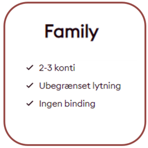 FAMILY abonnement på Mofibo