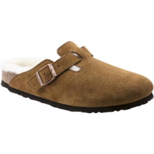 Birkenstock Boston Shearling Suede Leather